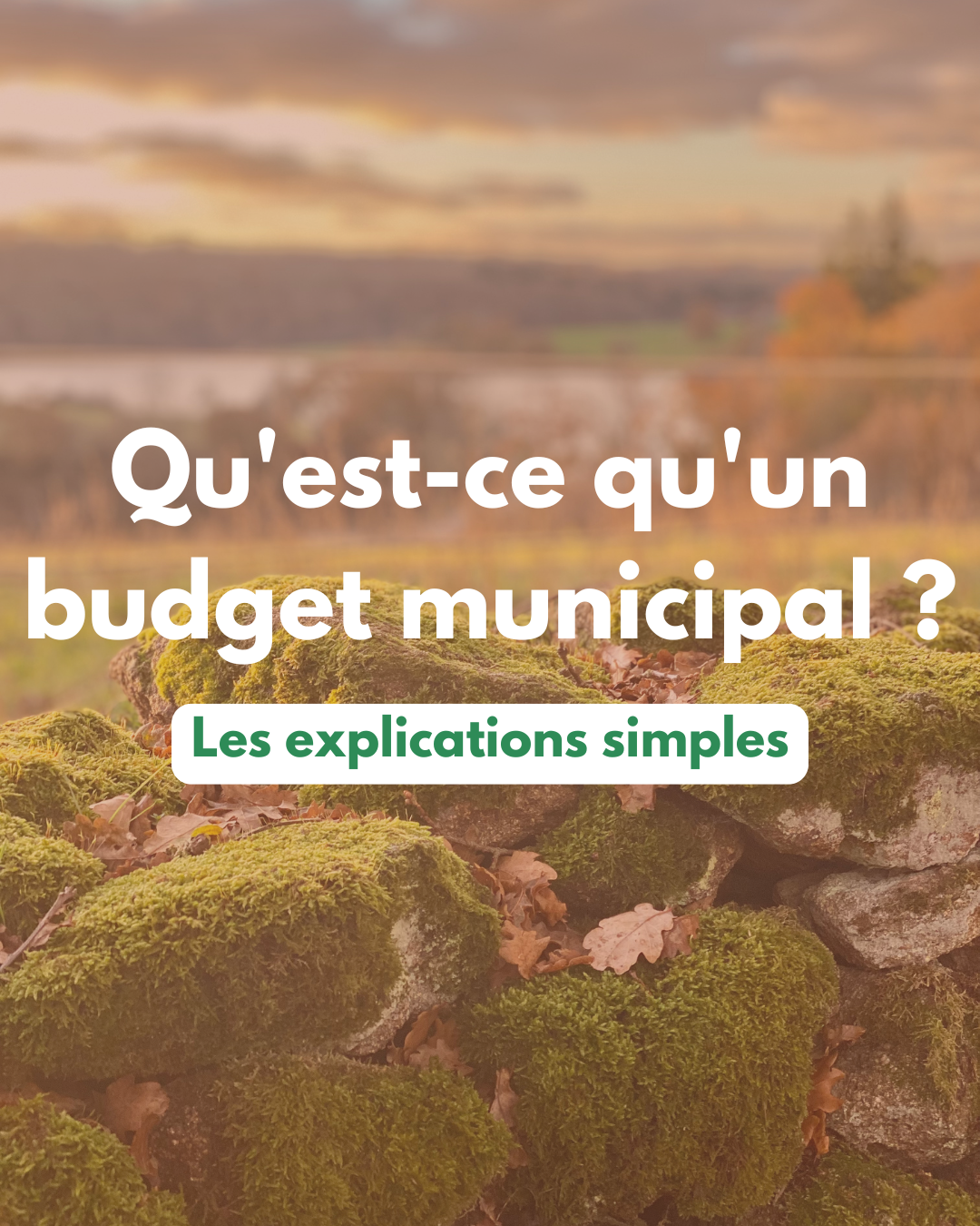 Qu'est-ce qu'un budget municipal ?